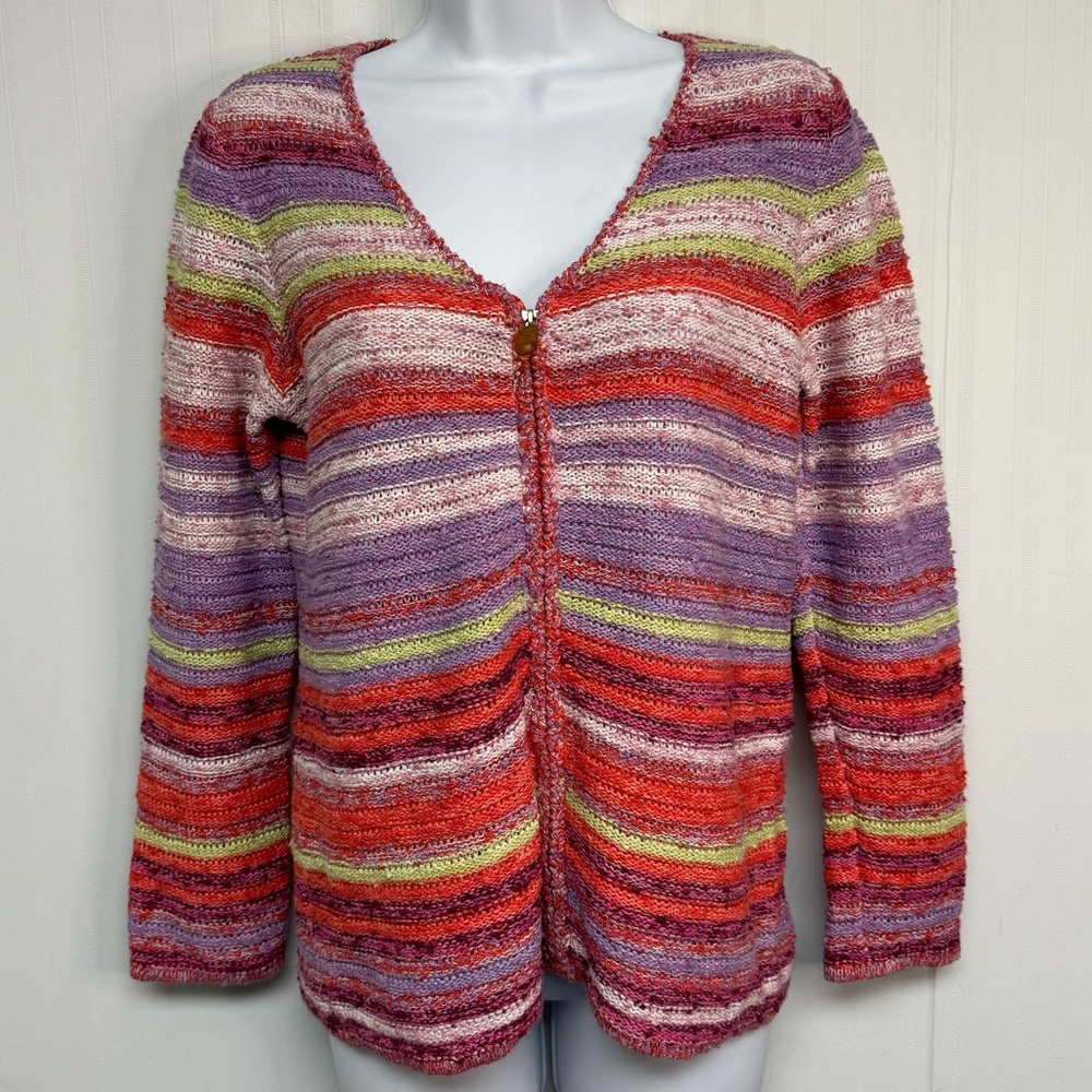 Coldwater Creek Zip Front Sweater - Size XS